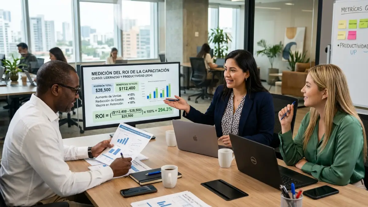 ¿Cómo medir el ROI de la capacitación empresarial?